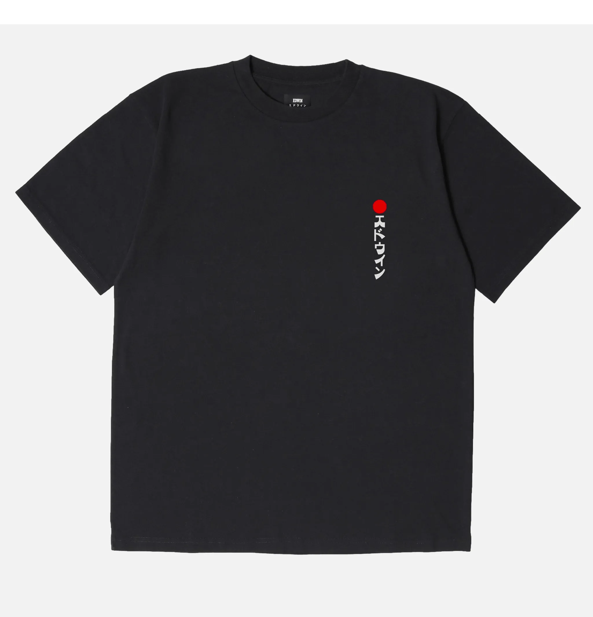 Edwin Europe | Kami Fuji Tee Black | Royalcheese Paris